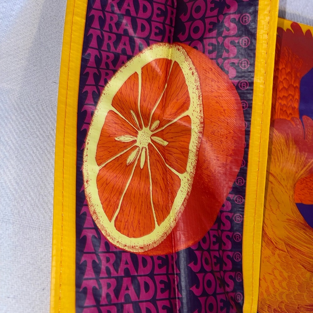 Trader Joe’s Rare Collective Orange Chicken Tote Bag NWT - Picture 3 of 5